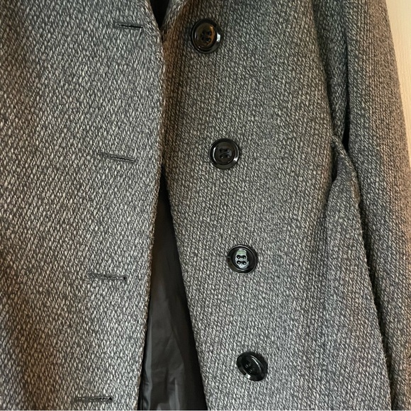 NWOT Heathered Grey Worthington Trench Coat | Classic Silhouette - Picture 6 of 15